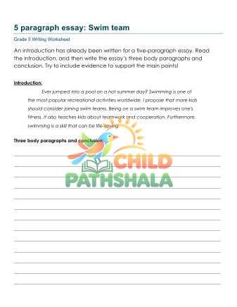 Preview of Five Paragraph Essay Efh