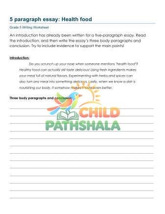Preview of Five Paragraph Essay Oxy