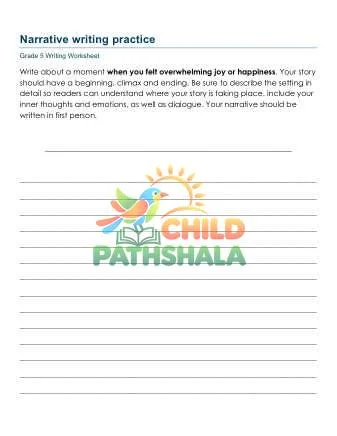 Preview of Narrative Writing Prompts Bve