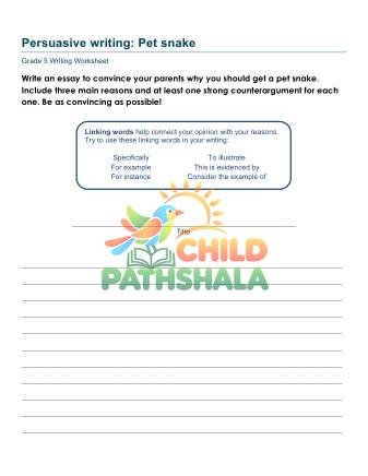 Preview of Persuasive Writing Prompt Zgg