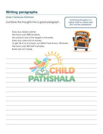 Preview of Writing Paragraphs