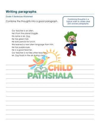 Preview of Writing Paragraphs Ywh