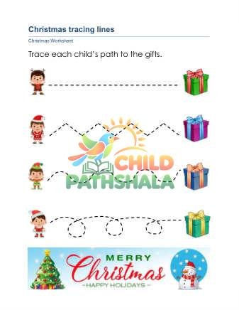Christmas Tracing A