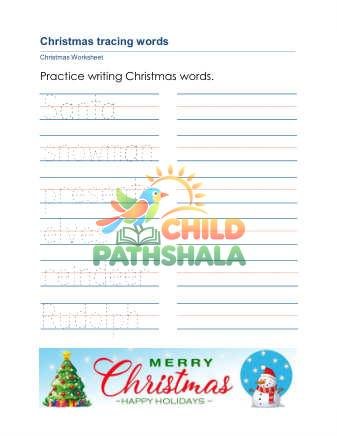 Christmas Tracing C