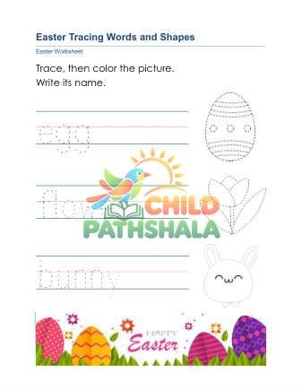 Easter Tracing B