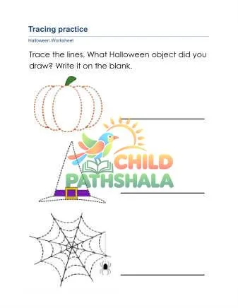 Preview of Halloween Tracing