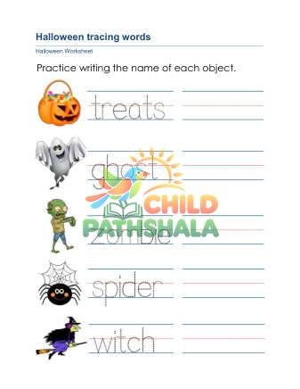 Halloween Tracing C