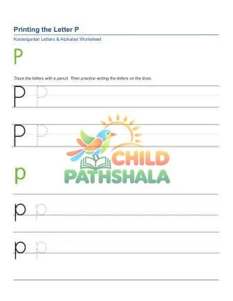 Preview of Printing Letters P