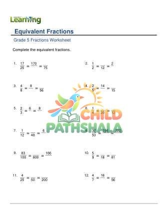 Preview of Equivalent Fractions Three D