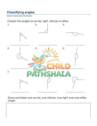 Geometry Classifying Angles A