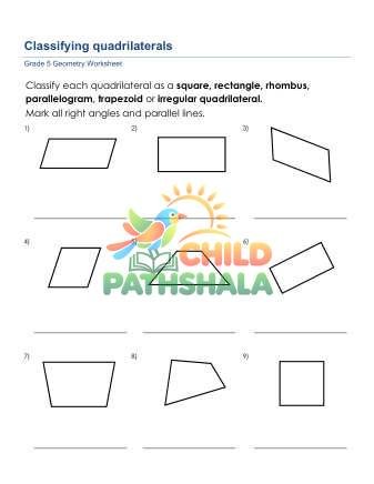 Preview of Geometry Classifying Quadrilaterals B