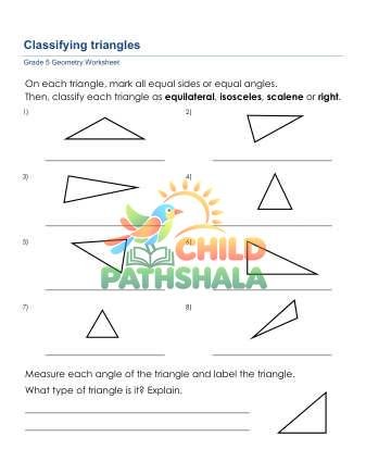 Geometry Classifying Triangles D