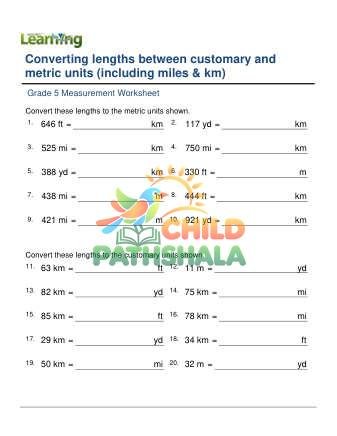 Converting Lengths Customary Metric Long F