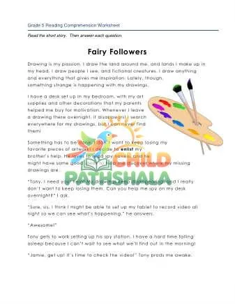 Preview of 5 Fairy Followers