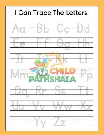 Tracing Part 3 Worksheet for Grade 1