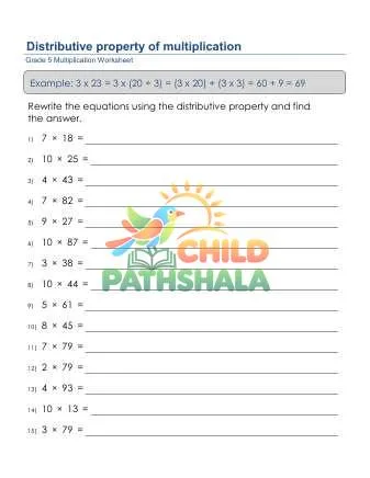 Preview of Distributive Property