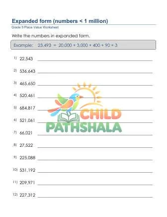 Preview of Expanded Form Cvb