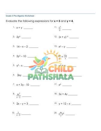 Expressions 2 Variables E