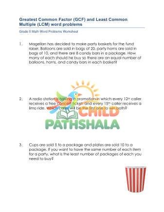 Gcf Lcm Word Problems B