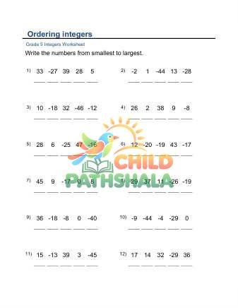 Integers Comparing D