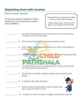Lists Commas A