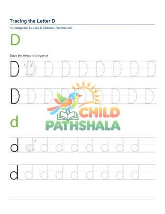 Tracing Letters D
