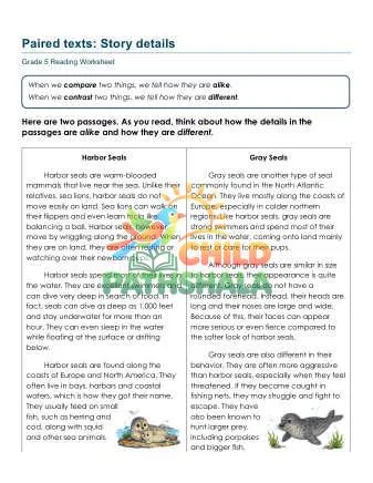 Preview of Paired Texts