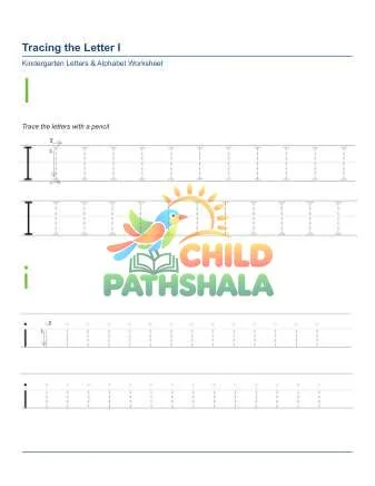 Preview of Tracing Letters I