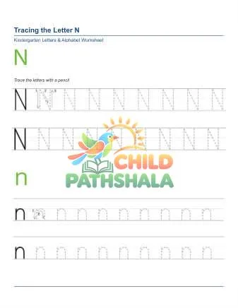 Preview of Tracing Letters N
