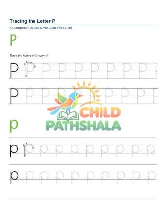 Preview of Tracing Letters P