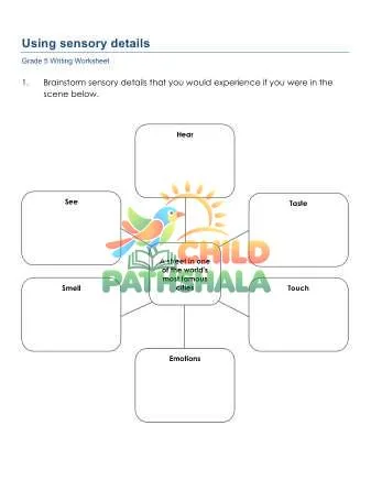Preview of Using Sensory Details Dmp