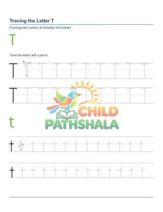 Preview of Tracing Letters T