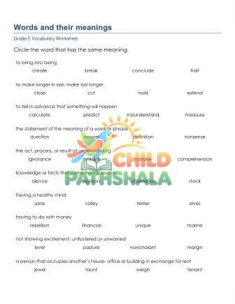 Words Meanings 2
