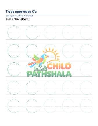 Tracing Uppercase Letters C