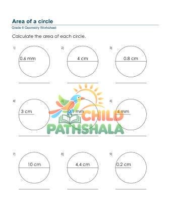 Area Of Circles C