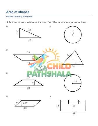 Area Of Triangles Parallelograms Trapezoids B