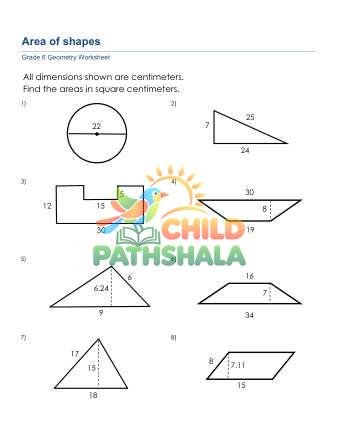 Area Of Triangles Parallelograms Trapezoids D