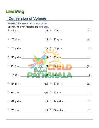 Convert Units Volume E