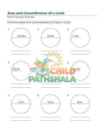 Geometry Circumference Area Circle C