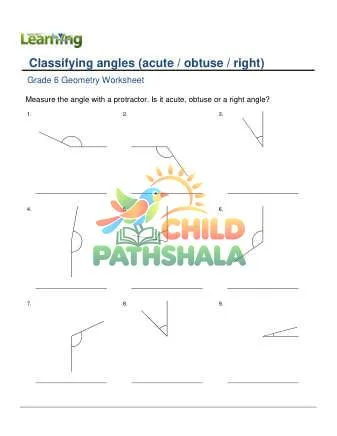 Preview of Geometry Classify Measure Angles