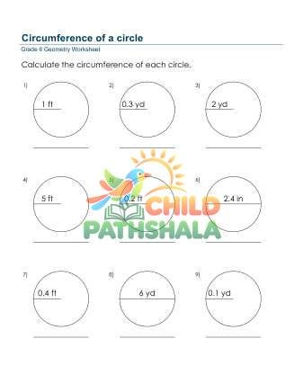 Circumference Of Circles A