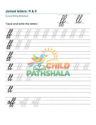 Preview of Letter Joins Ff Ll