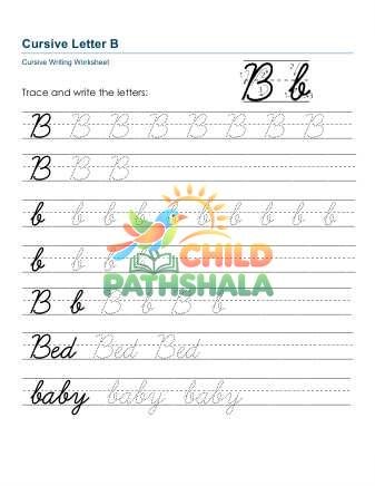 Letters Bb Printable Worksheet for Handwriting