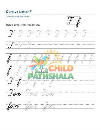 Preview of Letters Ff Printable