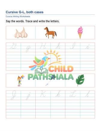 Preview of Letters G L