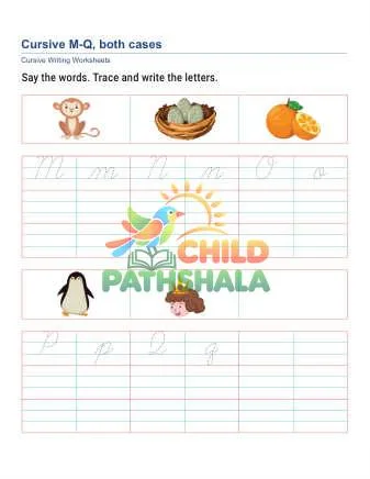 Preview of Letters M Q