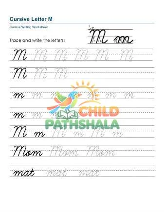 Preview of Letters Mm Printable
