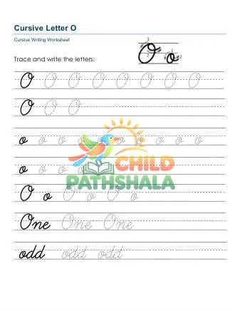 Preview of Letters Oo Printable