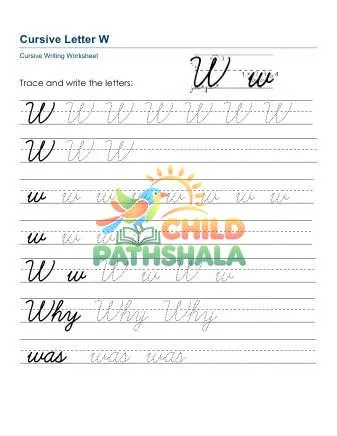 Preview of Letters Ww Printable