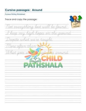 Preview of Practice Passages 13 Printable